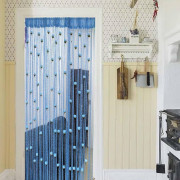Sky Blue Flower String Curtain (ফ্লাওয়ার স্ট্রিং পর্দা – স্কাই ব্লু)