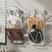 NoDrill Suction Pot Lid Rack